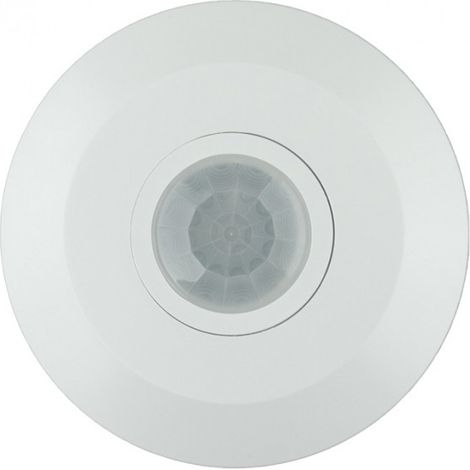 Détecteur mouvement PIR plafond 300W IP20 blanc réglable (1/3)