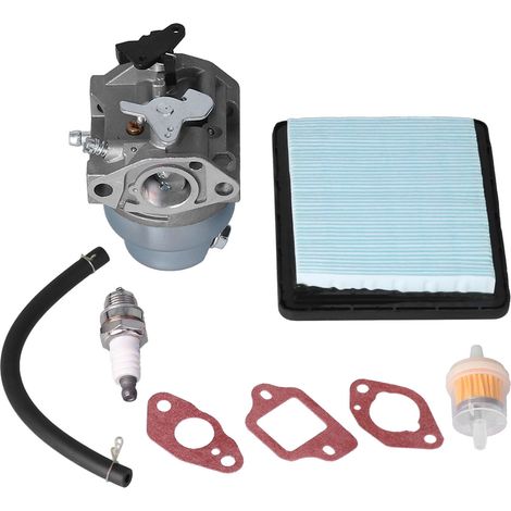 Kit 8 pièces carburateur, joint, filtre à air, bougie d’allumage pour moteur GCV160, GCV160A, GCV160LA, GCV160LAO, GCV160LE. (1/5)