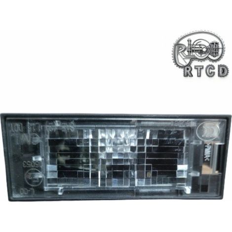 L'éclairage de plaque d'immatriculation 8200480127 est compatible avec les véhicules Renault, Mitsubishi, Dachshund et Mascott Master Propulsion. (1/5)