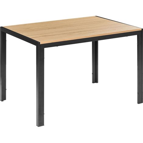 Esstisch MANN Braun / Schwarz 120 cm 70 cm