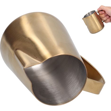 Milchaufschäumkännchen aus Edelstahl mit Schwanenmuster für den Heimgebrauch (1/5)