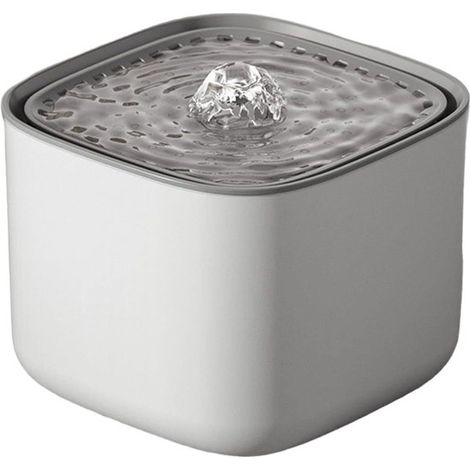Fuente de agua para gatos de 3 litros, apta para perros, bebedero con luz LED, dispensador automático. (1/5)
