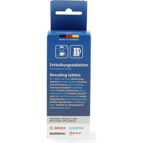 Bosch Pastillas Desincrustantes para Cafetera 6 Pastillas 18g