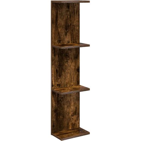 Estante de pared Roble Ahumado 22 x 15 x 100 cm vidaXL (1/5)