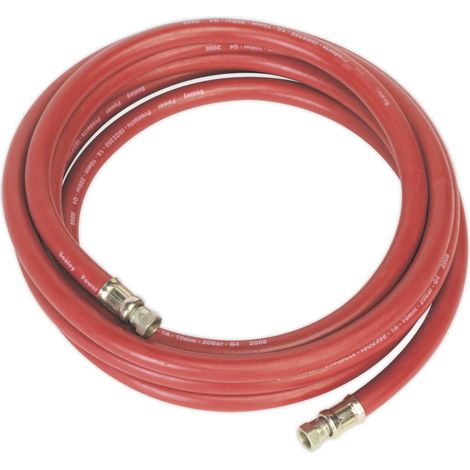 Sealey Air Line Hose 5m x 10mm With 1/4""BSP Unions AHC538