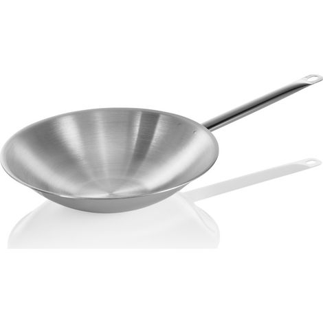 Wok fond aplati COOKWARE 21 Ø 38 cm H 9 cm inox 18/10 - Was Germany (1/2)