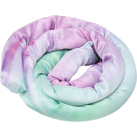 Serre-tête en spirale métallique pour dreadlocks, accessoire cheveux flexible homme femme, queue de cheval décorative violet vert (1/5)