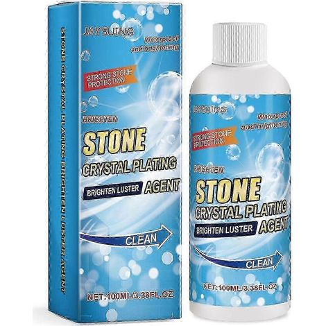 1 flacon de 100 ml d'agent de placage pour pierre et cristal, réparateur de rayures et raviveur de taches pour comptoirs en quartz. (1/4)