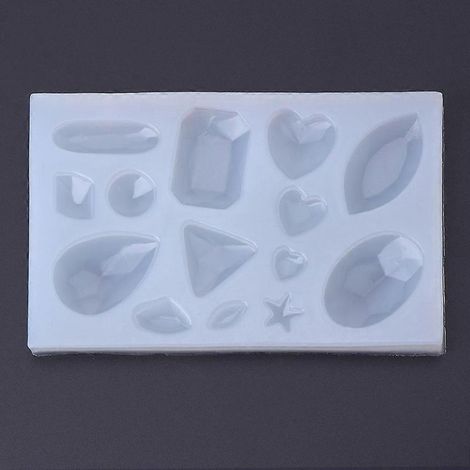 Moule en silicone forme diamant pour glaçons, création de jouets et apprentissage des enfants