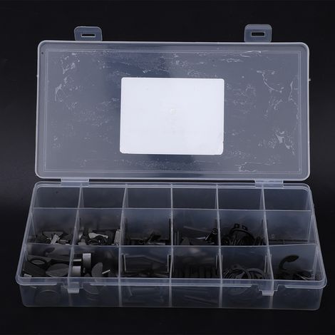 Kit de 450 clips à ressort semi-circulaires pour clés et clés à usage multiple (1/5)