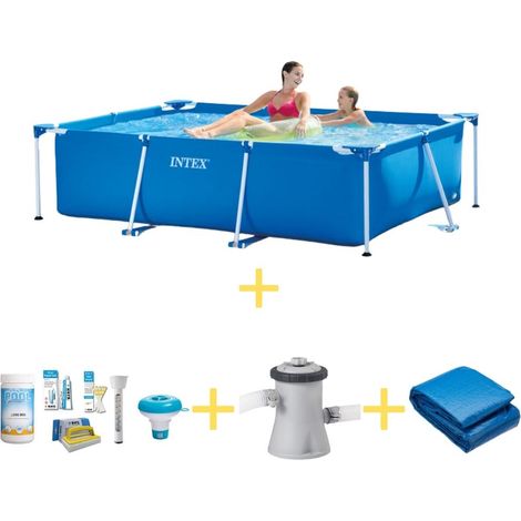 Intex Piscine Tubulaire Rectangulaire - 220x150x60 cm - 4-pièces  S21248 (1/4)