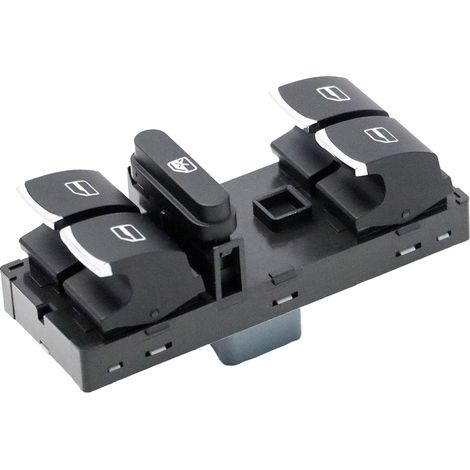 Interrupteur principal de lève-vitre électrique Commutateur de commande lève-vitre pour Jetta Golf Polo Passat Cadillac Tiguan Turan Bouton montée descente 5ND959857 5K4959857 (1/5)