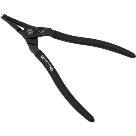 Alicates especializados para anillos de retención, 305 mm de longitud externa recta (12"), para trabajos mecánicos, Waryński (1/4)