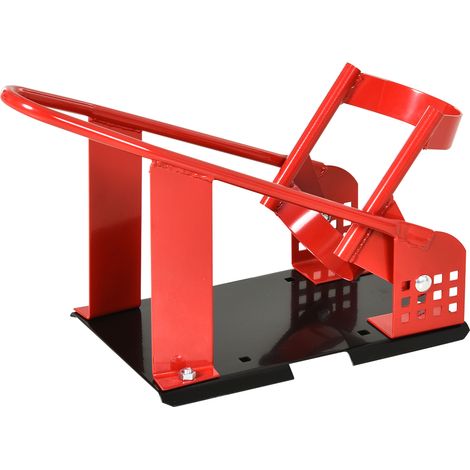 Support universel moto blocage roue 8-15,5 cm, rail béquille avec trous pré-percés (1/5)
