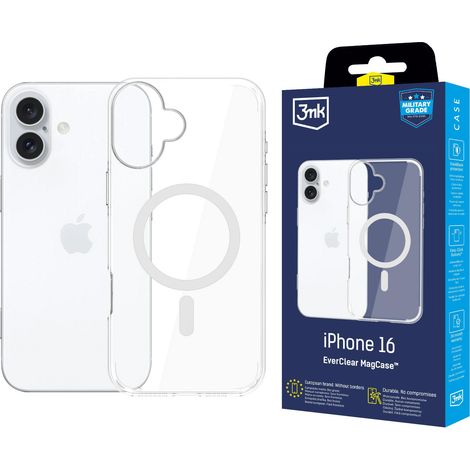 Étui magnétique EverClear 3mk pour iPhone 16 d'Apple (1/5)