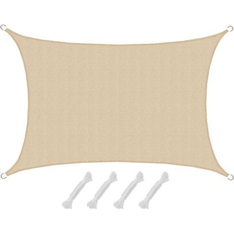 HDPE-Sonnensegel 3 x 5 m – 80 % UV-Schutz – Reißfest – Einfache Balkonmontage – Amanka (1/2)