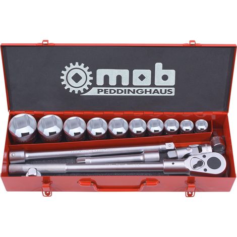 Coffret de douilles 16 pièces 3/4 Mob Outillage (1/3)