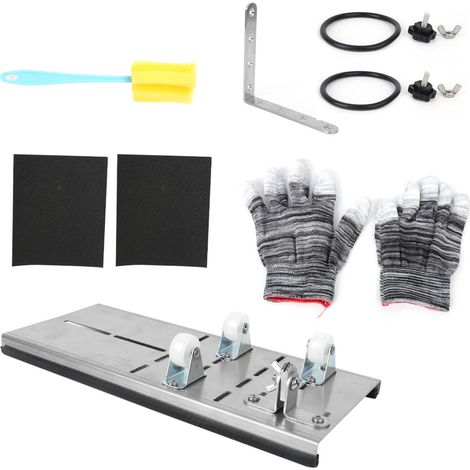 Kit découpeur de bouteilles en verre DIY, machine à couper les bouteilles de vin, réglable en plusieurs niveaux (1/5)