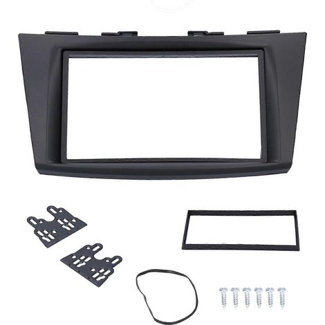 Façade centrale 2DIN avec lecteur DVD, autoradio et système de navigation, compatible avec Suzuki Swift 2012 (1/4)