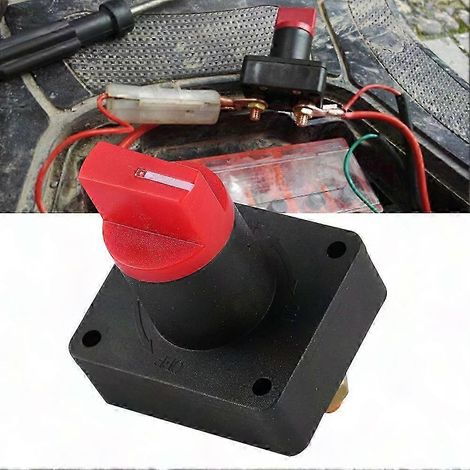 Universeller 300-A-Batterietrennschalter (6 mm) für Auto, Motorrad, Boot – Wasserdichter Schlüsseltrennschalter (0,2 Zoll), Fahrzeug-Elektrikschutz (1/5)