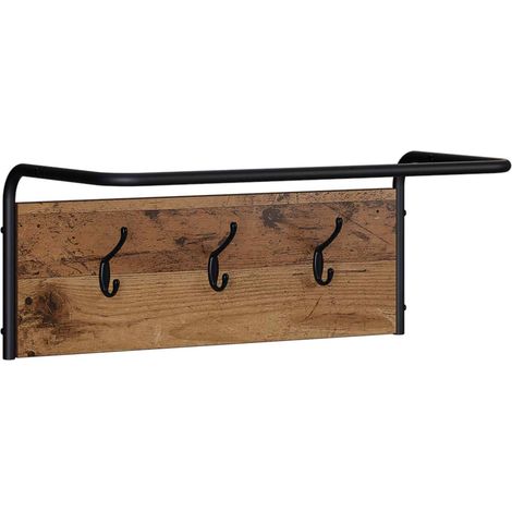 Appendiabiti Legno antico 60 x 30 x 25 cm Legno ingegnerizzato vidaXL (1/5)