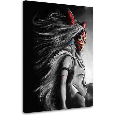 Quadro su tela, Anime Principessa Mononoke - 80x120 (1/5)