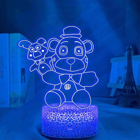 3D-Illusionslampe, Nachtspiel, Geschenk, Spielzeug, Dekoration, 7-farbiges LED-Nachtlicht, Touch-Steuerung, USB-Anschluss, Partylampe, 3D-Visualisierungslampe (1/4)