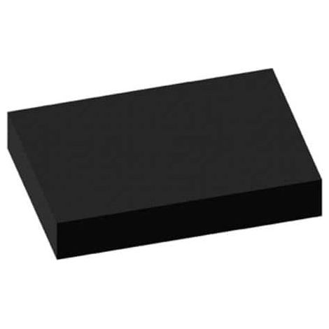 Tapis larmé noir 100x140cm épaisseur 3mm