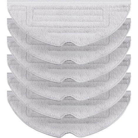 6pcs Mop Cloth for Roborock S7 Pro Ultra S7 MaxV Ultra S7 Plus S7 Max Replacement Parts Accessories for Roborock S7 T7s T7s Plus Robot Vacuum Cleaner (1/5)