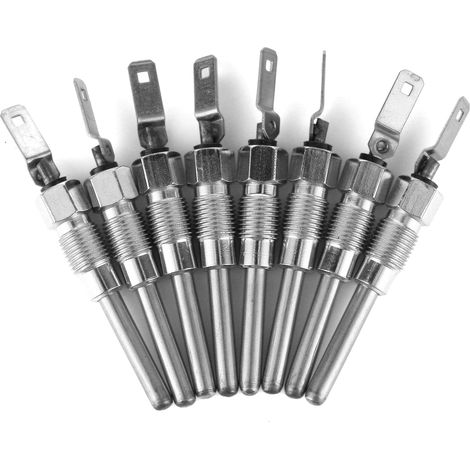 Jeu de 8 bougies de préchauffage universelles 12563554, compatibles GMC 6.5L 6.2L, pièces de remplacement auto, allumage fiable, kit complet (1/5)