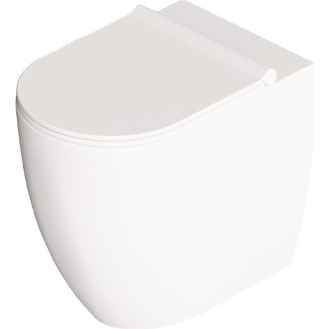 Wc a Terra Senza Brida Alice Ceramica "Form" Bianco Lucido (1/3)