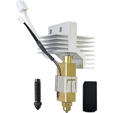 Buse en laiton et acier trempé de 0,4 mm pour tête d'impression en céramique Centauri Carbon Ceramic. (1/5)