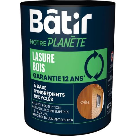 Lasure Chêne 12 Ans Protection Durable 12 Ans - Batir Peintures