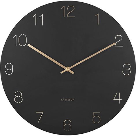 Horloge murale Charm noir - Ø 40cm - KA5762BK (1/5)