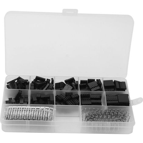 Kit de 610 connecteurs à sertir, bornes de connexion, en nylon, diamètre 2,54 mm. (1/5)