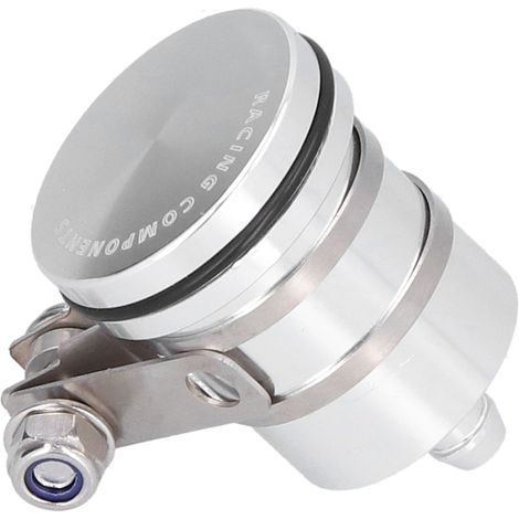 Réservoir de liquide de frein maître-cylindre universel pour Suzuki GSXR600/750 GSXR1000, Coupe de fluide argentée (1/5)