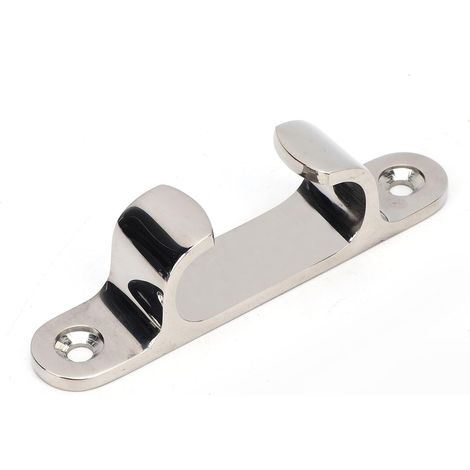 316 Stainless Steel Boat Straight Bow Wedge, Mirror Polished Marine Cable Guide with Seamless Design for Mooring Lines (1/5)