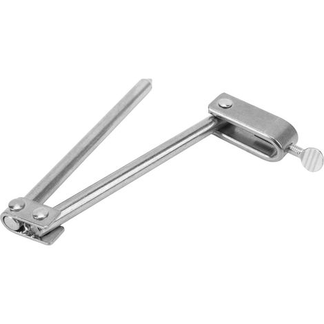 Collier de serrage à barre acier inoxydable chromé pour tuyaux frein carburant radiateur chauffage outil réparation auto (1/5)
