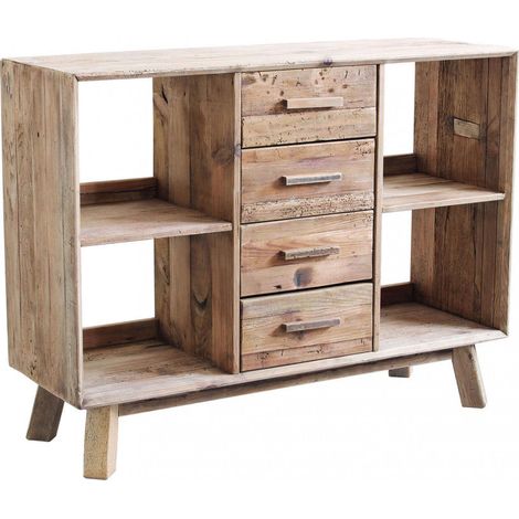 Credenza Adam 120x40x90 h cm in Pino riciclato Marrone (1/5)