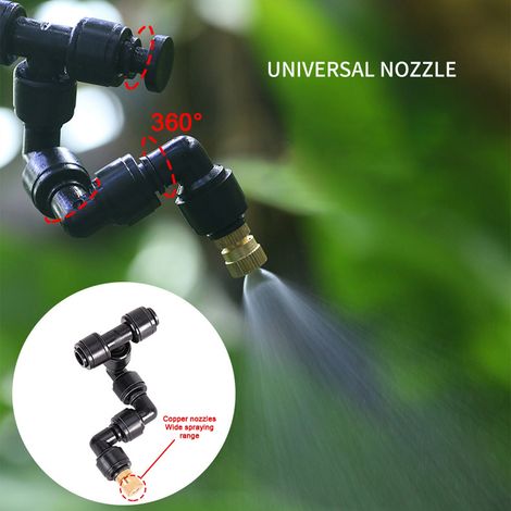 Système de brumisation programmée pour terrarium tropical avec Wi-Fi, kit de brumisation intelligent pour reptiles, pulvérisateur automatique, buse rotative à 360°, connexion Wi-Fi, contrôle à distanc (1/5)