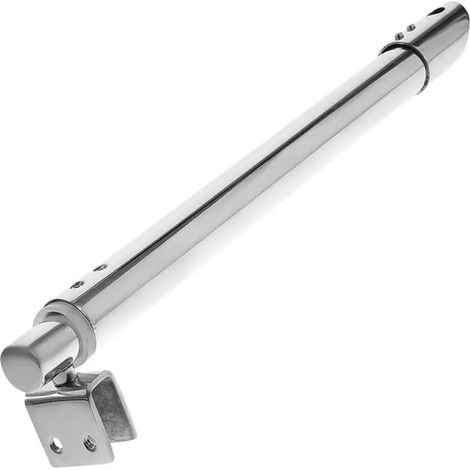 Support de paroi douche, barre pour panneau verre sans cadre (1/5)