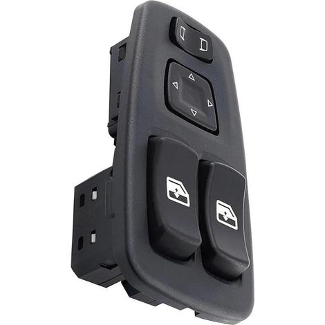 Bouton de commande principal de lève-vitre électrique neuf et complet pour camion Scania PGR série T - Remplace les références 1445793 / 1421856 / 1863516 / 1863514 / 1746397 / 1470090 / 0431601 / 142