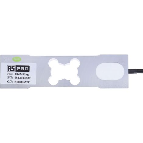 Cellule de Charge RS PRO par Compression 30kg, 150 x 25 x 40 mm ( Prix pour 1 ) (1/5)