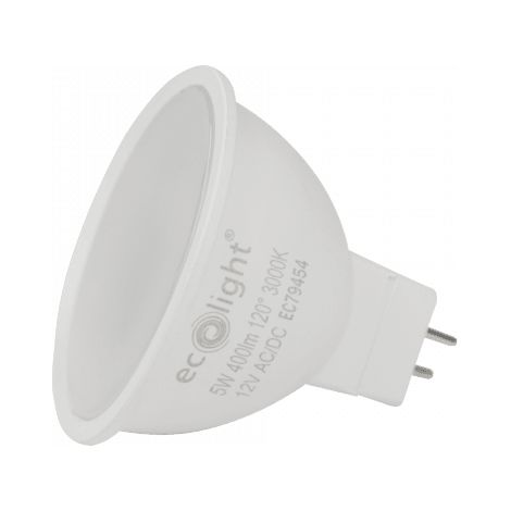 Ampoule LED MR16 5W 3000K chaud 450lm 12V ECO LIGHT (1/3)