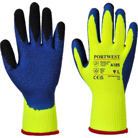 Guanto Duo-therm Colore: Giallo/blu Taglia XL - Portwest