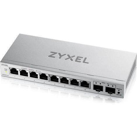 Zyxel GS1200-10V3 8-Port Gigabit, 2xSFP websmart managed