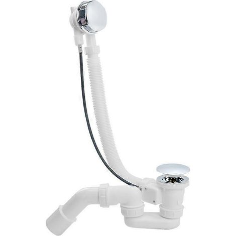 30719481 Ensemble complet de bonde de baignoire L700, blanc (1/5)