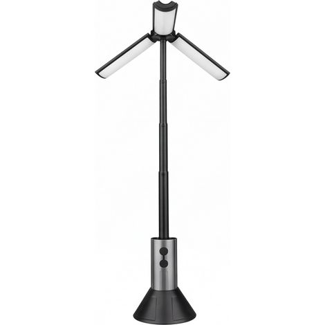 Ausziehbare Campinglampe mit 270° verstellbarem Stativ, wiederaufladbare LED-Zeltlaterne, helle Taschenlampe, Umgebungsbeleuchtung – unverzichtbar fürs Camping. (1/5)