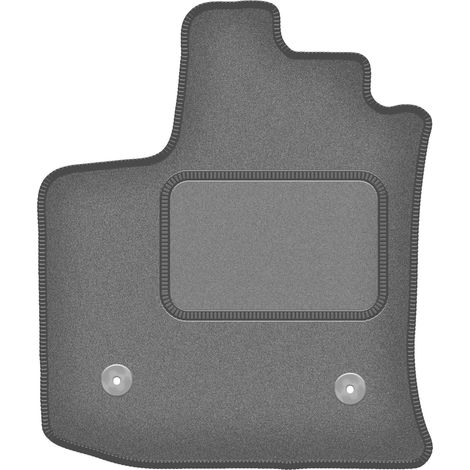 Tapis de sol conducteur en velours pour : Dacia Lodgy 7 places (2012-) graphite
