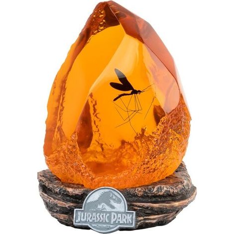 Jurassic Park Amber Lamp with LED Light and Adjustable Brightness (1/5)